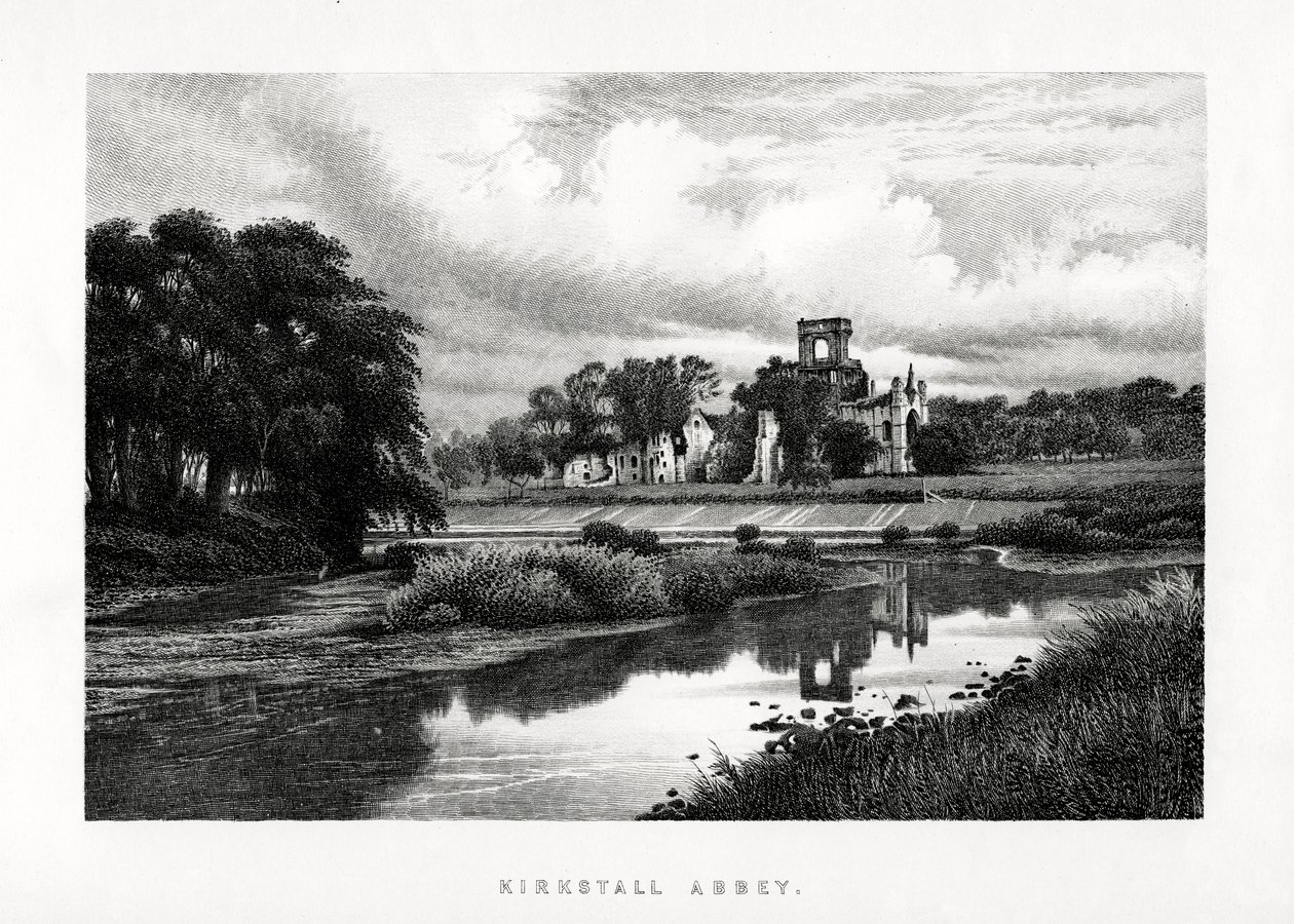 Abbaye de Kirkstall, Leeds, Yorkshire, 1896 - Unbekannt