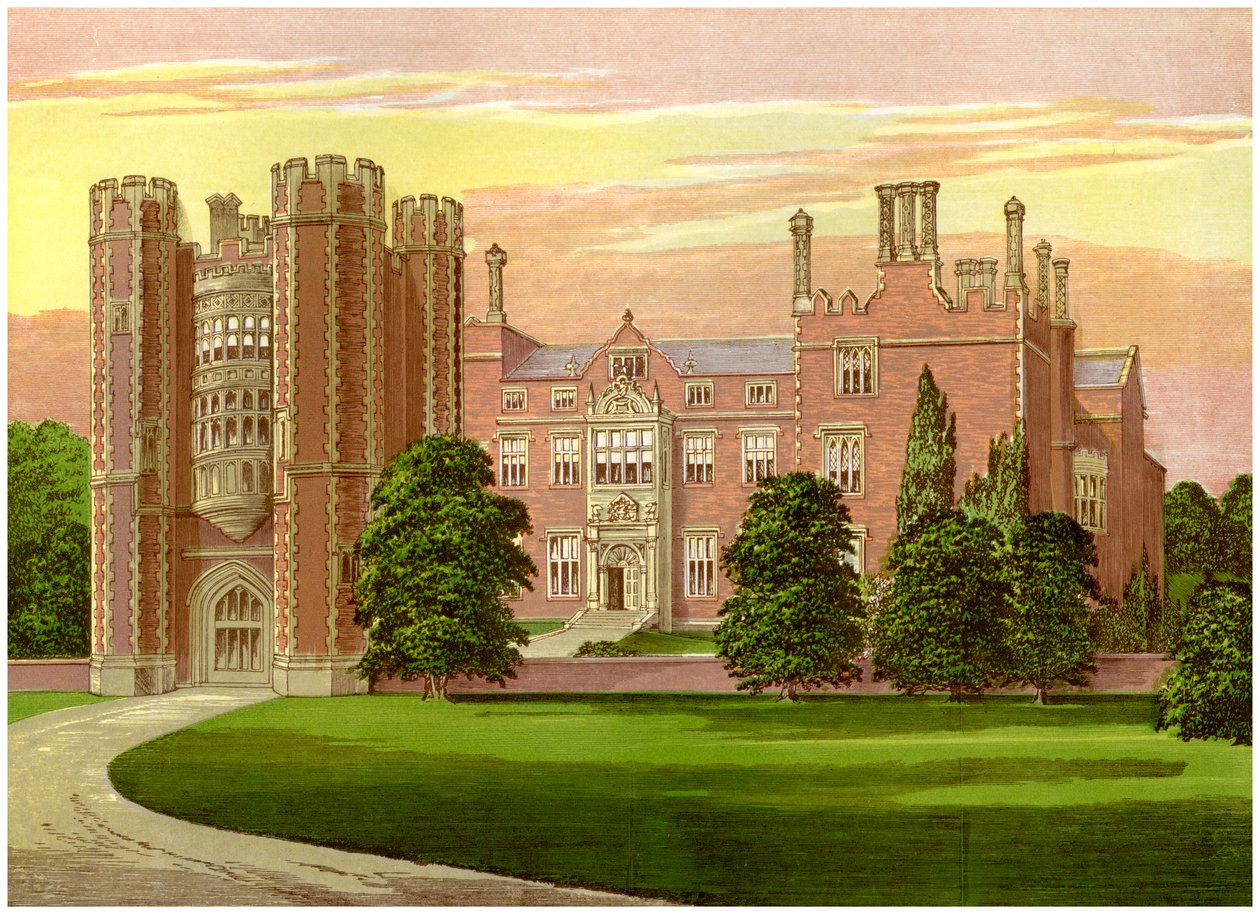 Kirtling Tower, Cambridgeshire, maison de la baronne North, c1880 - Unbekannt