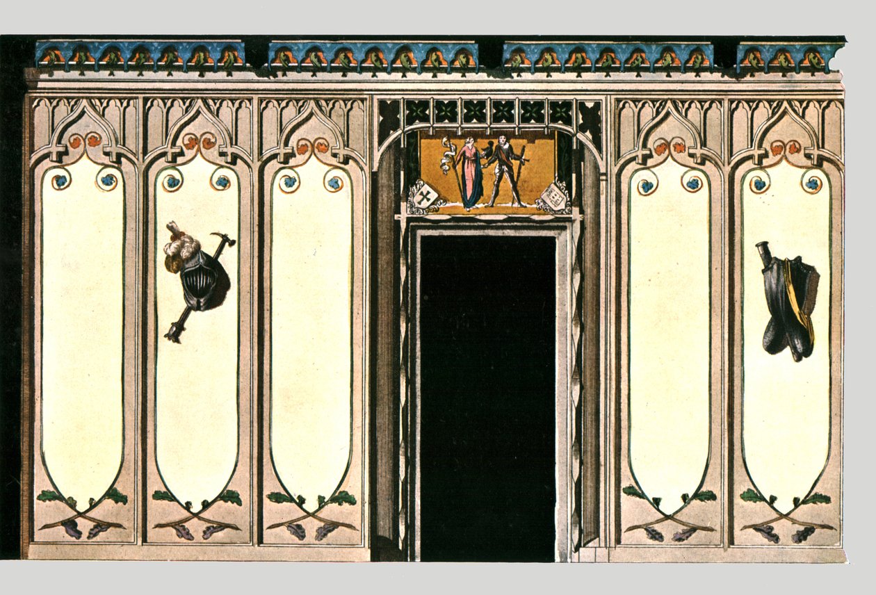 Salle des Chevaliers de style gothique, Leipzig, Allemagne - Unbekannt