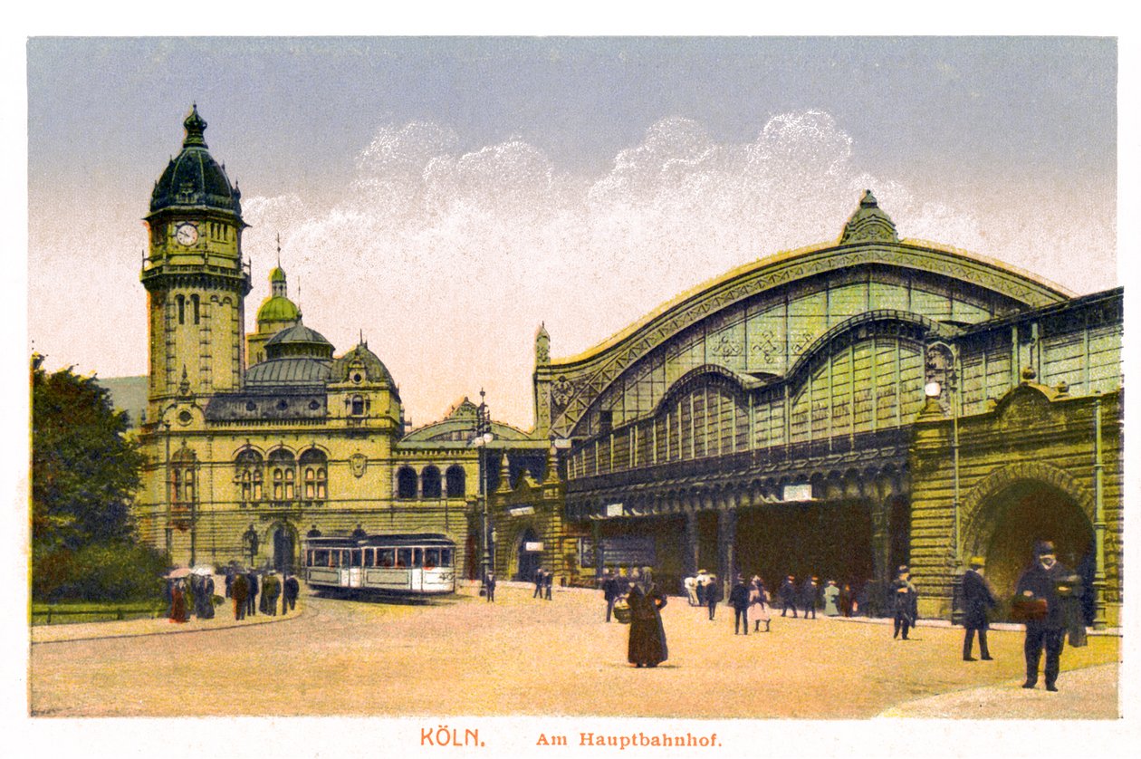 Cologne, à la gare centrale, 20e siècle - Unbekannt