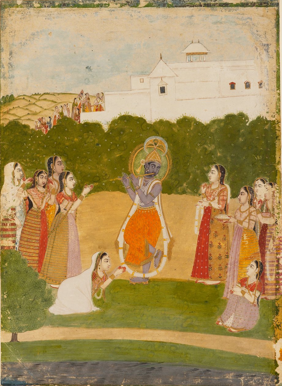 Krishna près d
