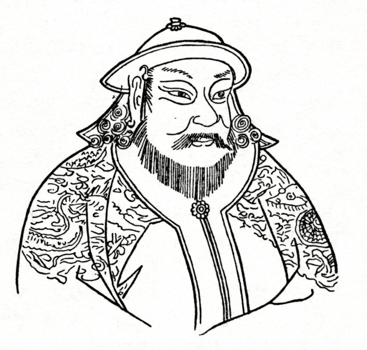 Kubilai Khan 1215-1294 de l