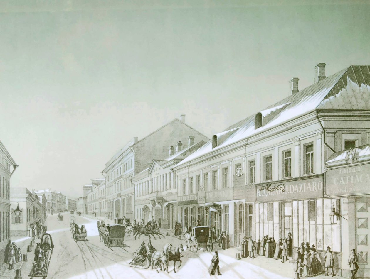 Kuznetsky Most, Moscou, Russie, 1840s - Unbekannt