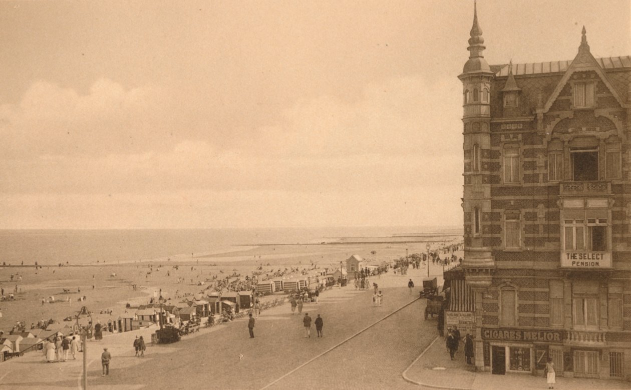 La Digue et la Plage, vers 1900 - Unbekannt