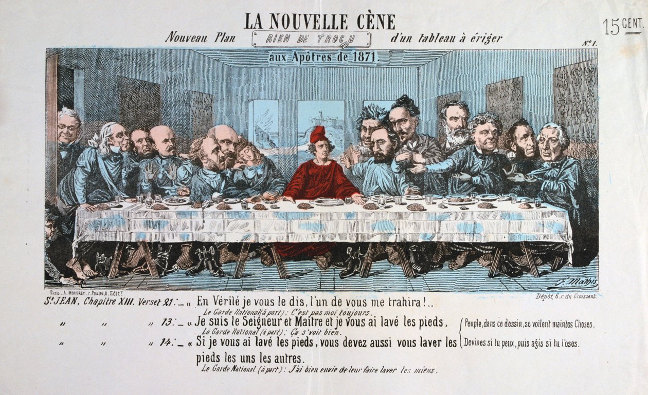 La Nouvelle Cène, Commune de Paris, 1871 - Unbekannt
