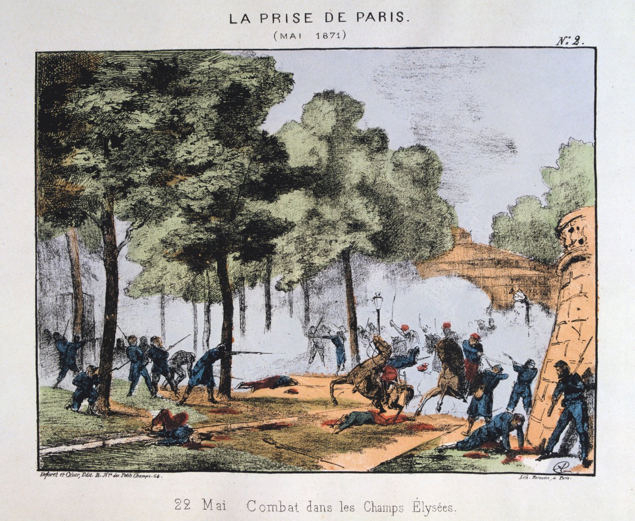 La Prise de Paris, 22 mai 1871 - Unbekannt