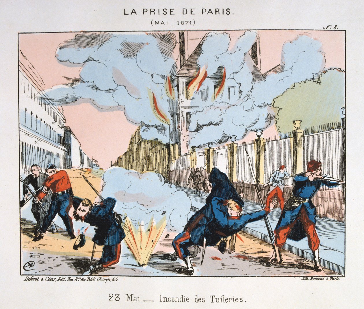 La prise de Paris, 23 mai 1871 - Unbekannt