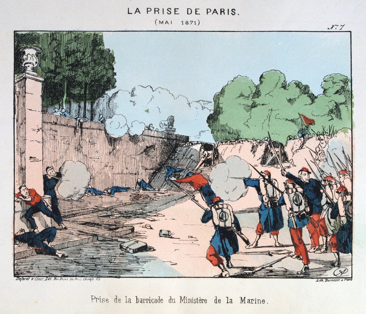 La Prise de Paris, mai 1871 - Unbekannt