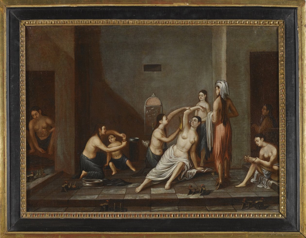 Dames au Hammam, 1741 - Unbekannt