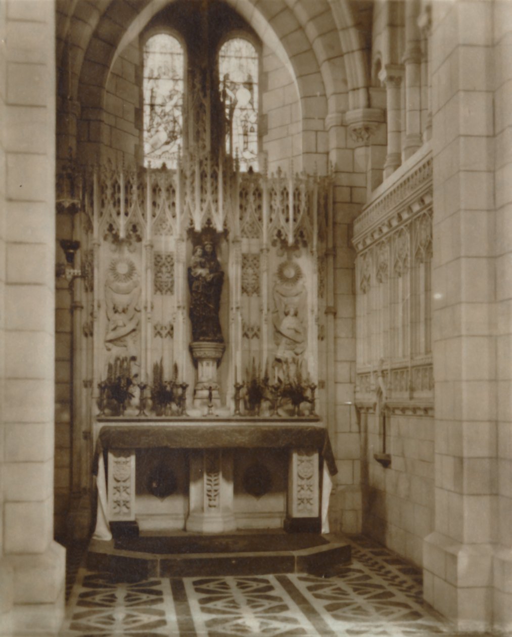 Chapelle de la Dame, Abbaye de Buckfast, fin 19ème-début 20ème siècle - Unbekannt