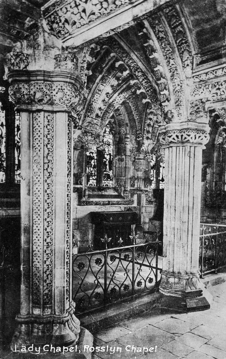 Chapelle de la Dame, chapelle de Rosslyn, Midlothian, Écosse, 20e siècle - Unbekannt