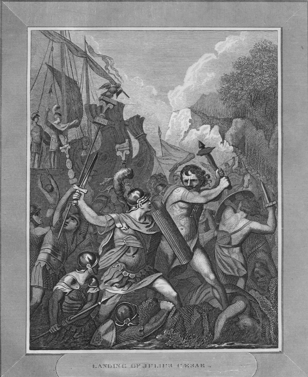 Débarquement de Jules César, 1838 - Unbekannt