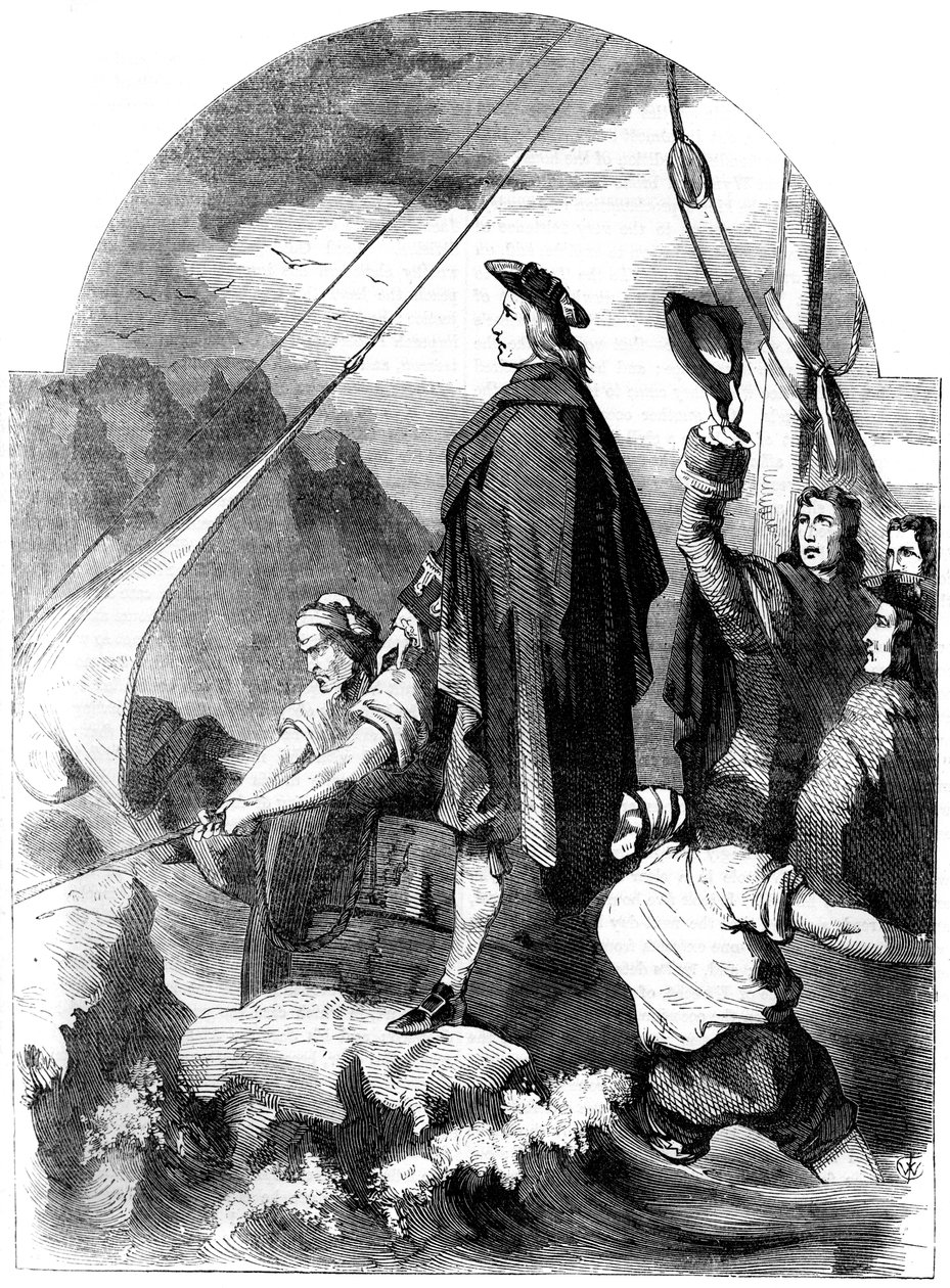 Débarquement du Chevalier de St George en Écosse, 1715, 19ème siècle - Unbekannt