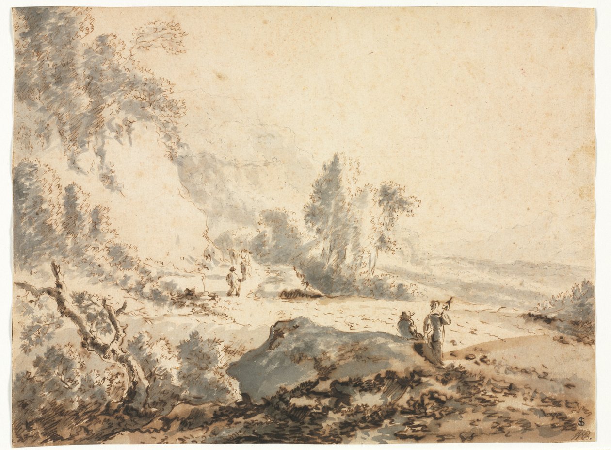 Paysage, 18ème siècle - Unbekannt