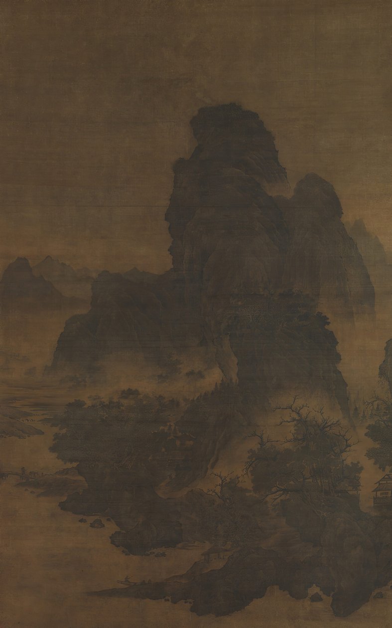 Paysage dans le style de Fan Kuan, début du 12ème siècle - Unbekannt