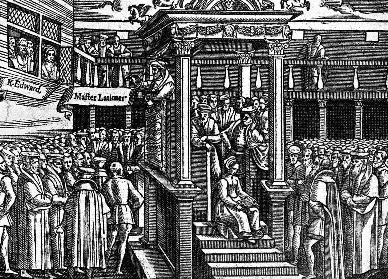 Latimar prêchant devant le roi Édouard VI, vers 1550, vers 1902-1905 - Unbekannt