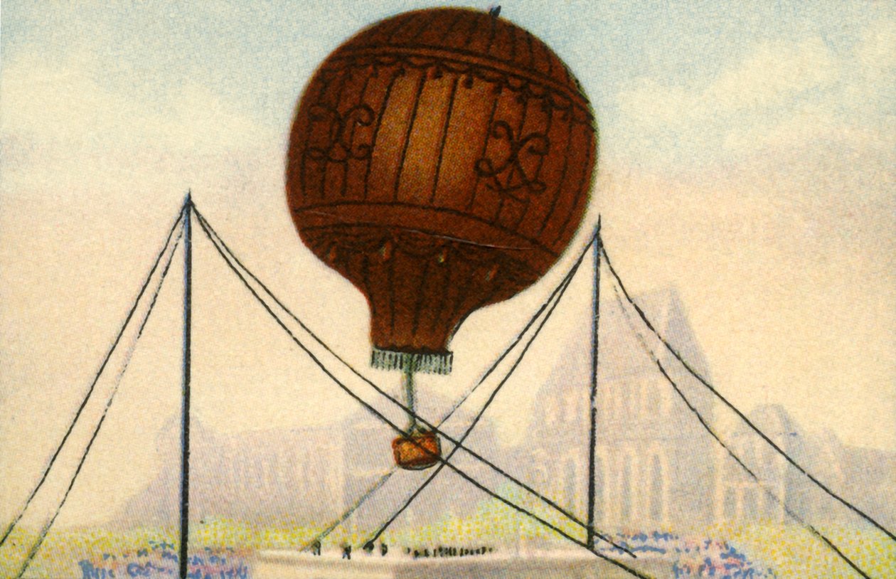 Lancement du ballon des frères Montgolfier, juin 1783, 1932 - Unbekannt