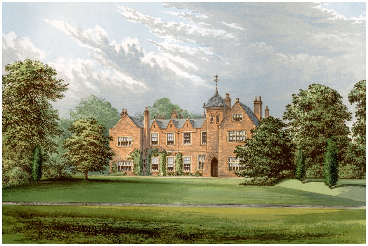 Lea, Lincolnshire, maison du baronnet Anderson, vers 1880 - Unbekannt