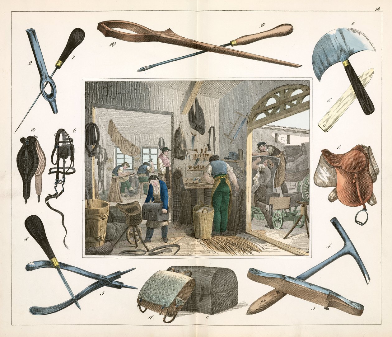 Industrie du cuir, de la peau et de la fourrure Le sellier - Unbekannt