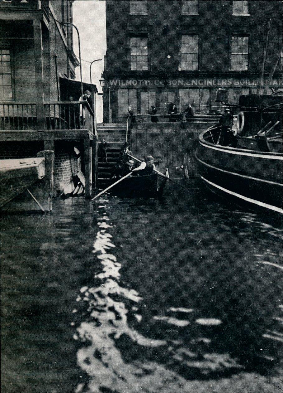 Départ des escaliers de Battle Bridge, Londres, c1900 - Unbekannt