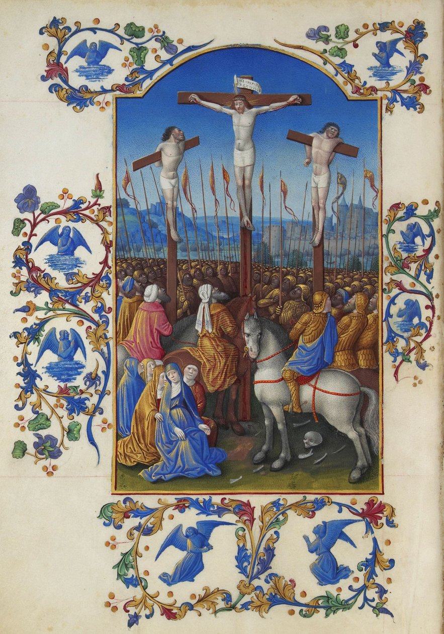 Les Très Riches Heures du duc de Berry, Folio 152v - La Crucifixion - Unbekannt