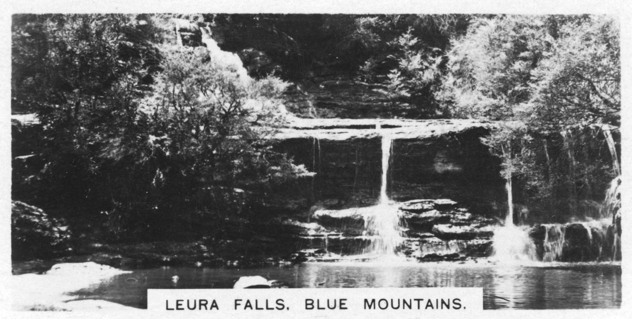 Chutes de Leura, Montagnes Bleues, Australie, 1928 - Unbekannt