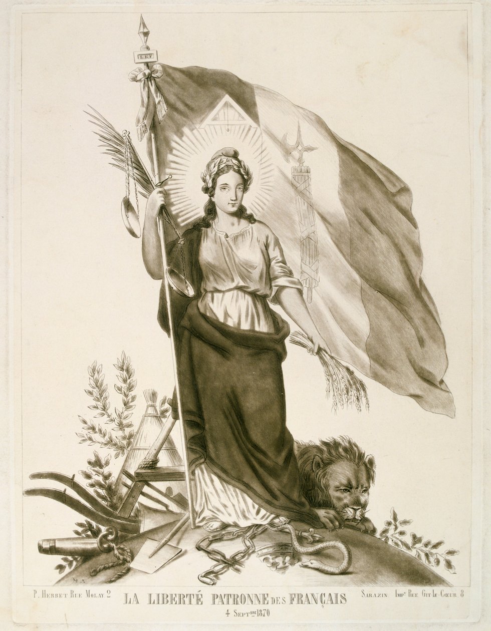 Liberté, patronne des Français, 1870 - Unbekannt