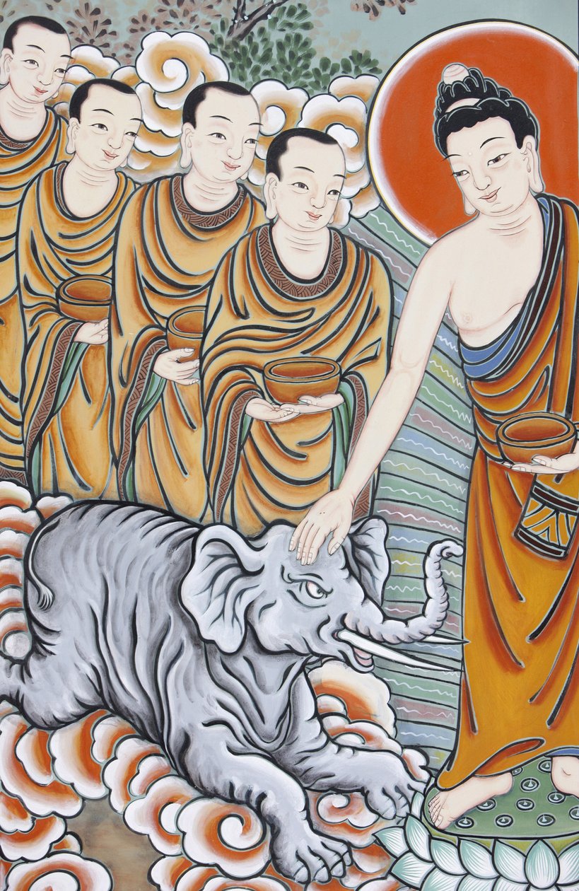 Vie de Bouddha Domptage d