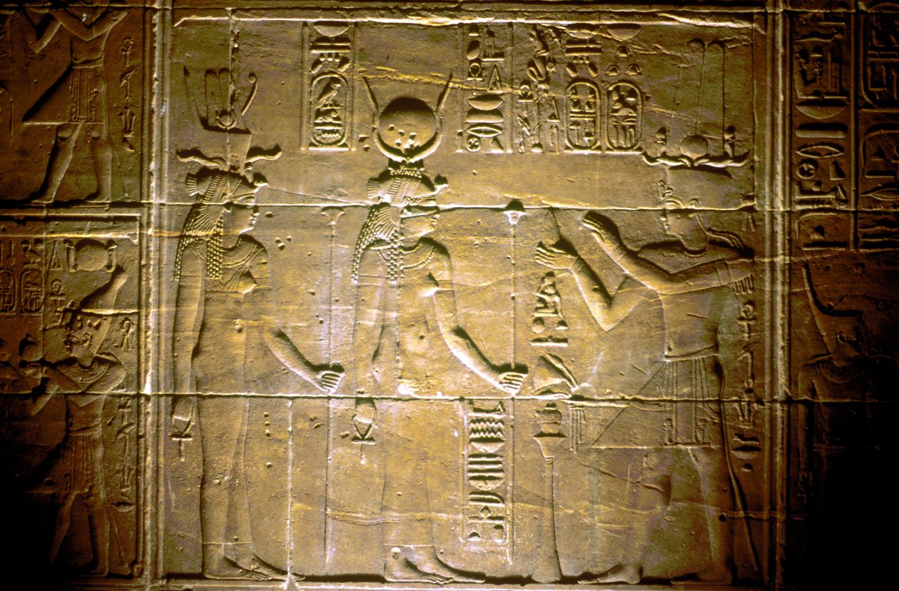 Relief en calcaire au temple de Philae, Égypte ancienne - Unbekannt