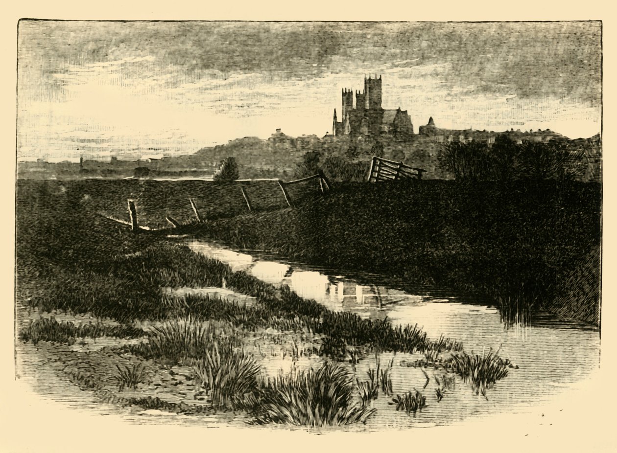 Lincoln, depuis Witham Bank, 1898 - Unbekannt