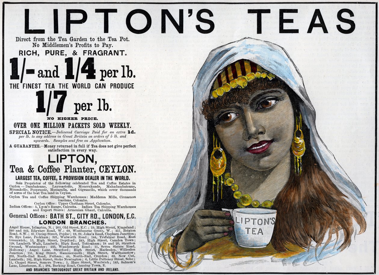 Publicité pour les thés Lipton - Unbekannt