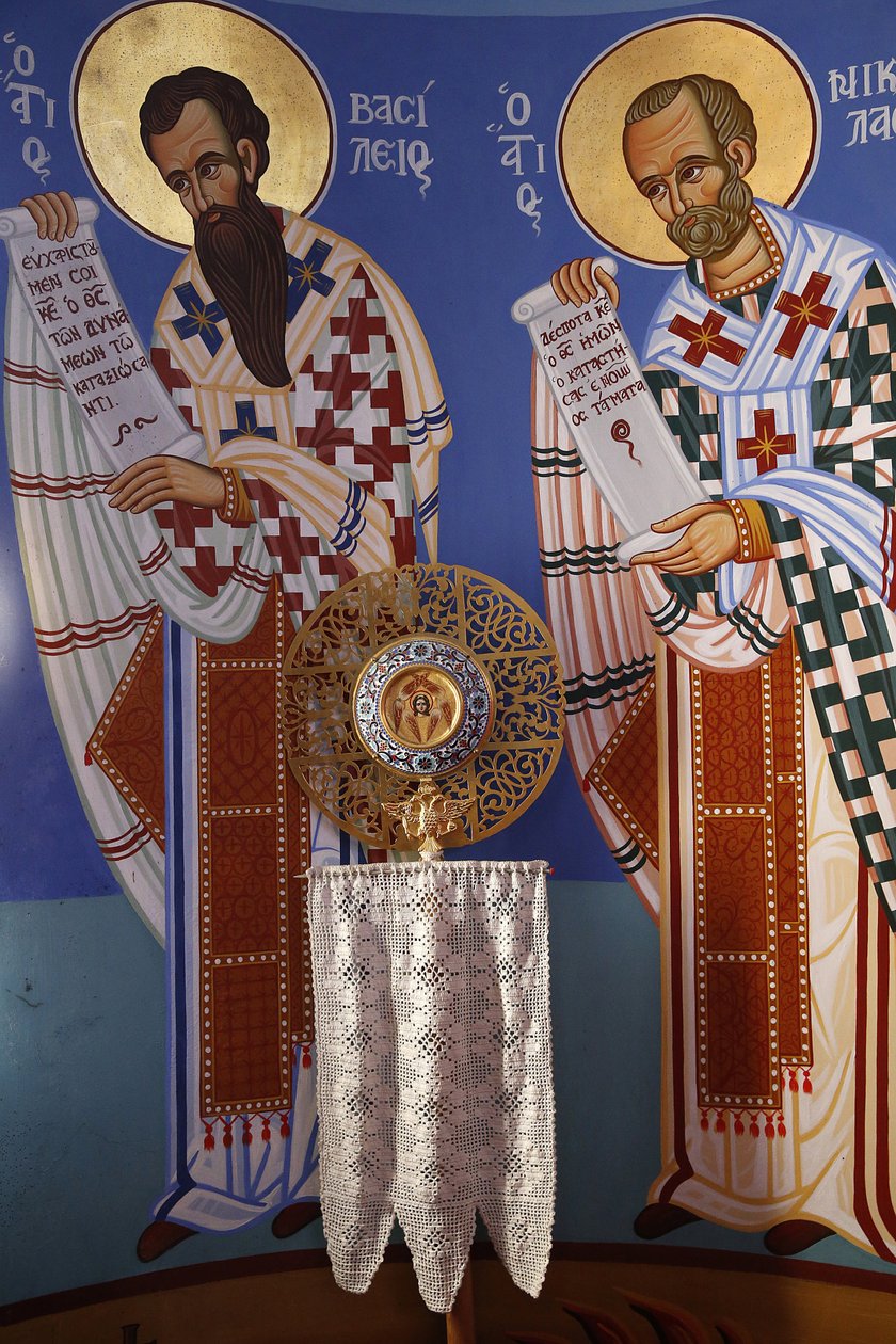 Objet liturgique dans le sanctuaire de l