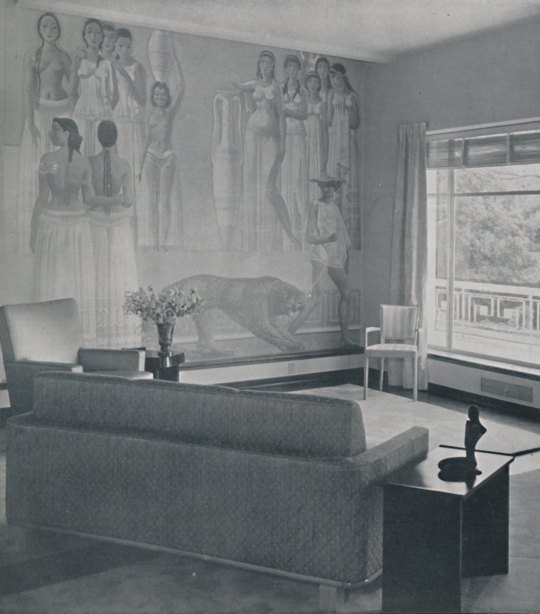 Salon dans la résidence Cafritz à Georgetown, près de Washington D.C., 1942 - Unbekannt