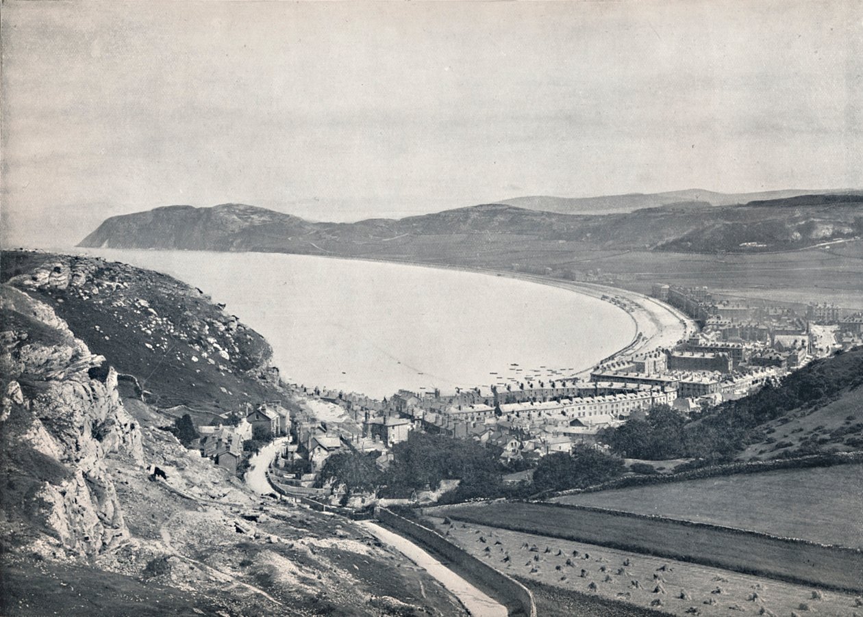 Llandudno - Vue depuis la montagne, 1895 - Unbekannt