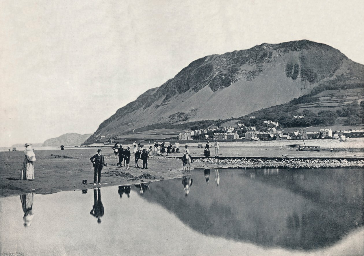 Llanfairechan - Le village et la montagne Penmaenmawr, 1895 - Unbekannt