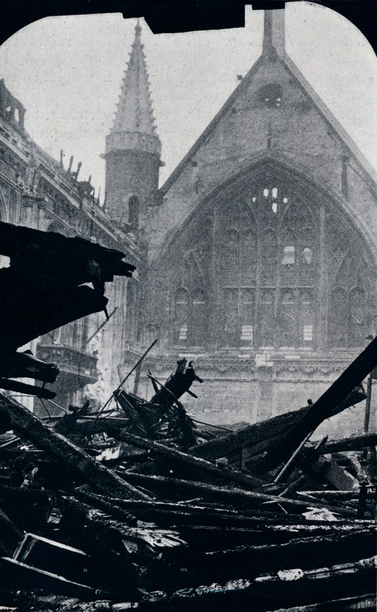 Le Guildhall de Londres après l