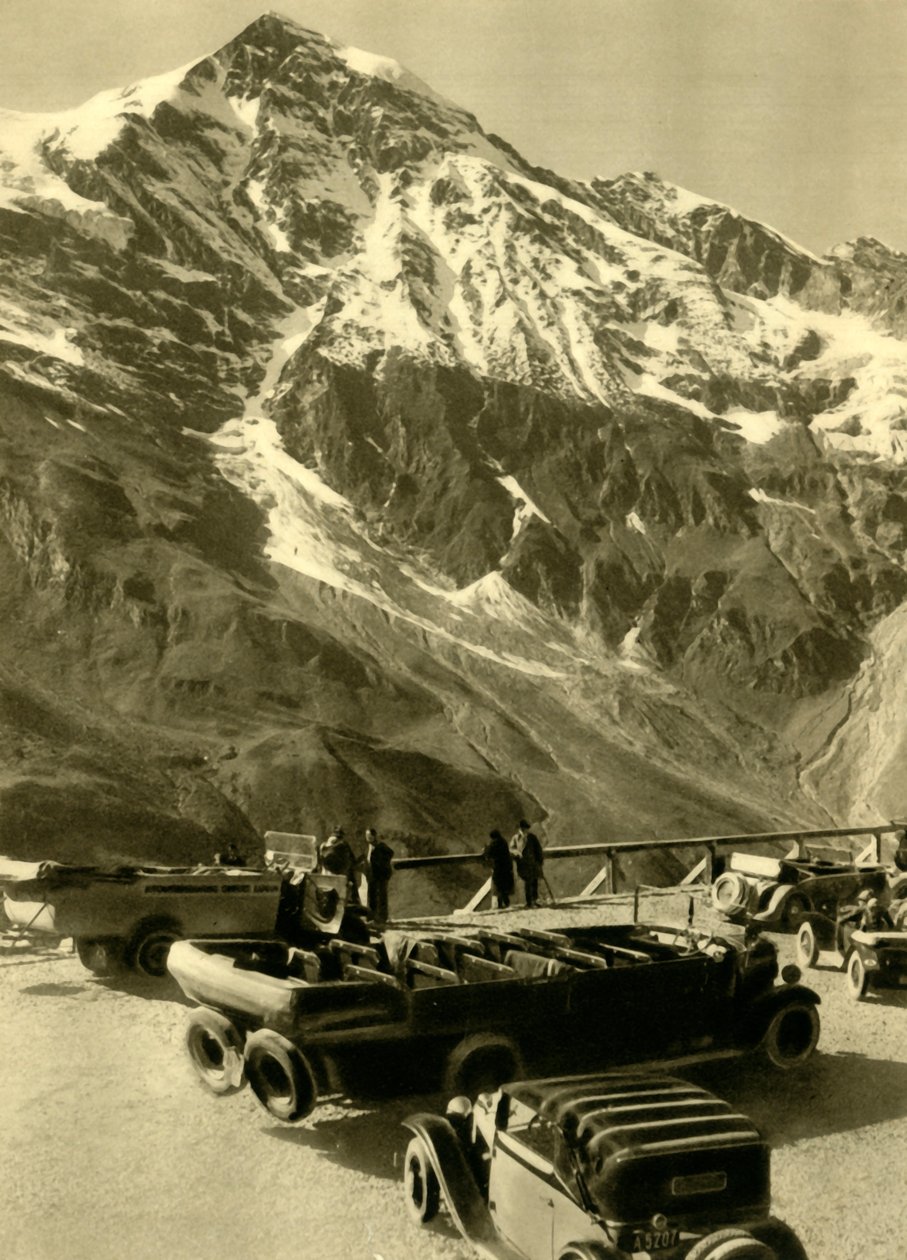 Point de vue à Hochmais sur la route alpine du Grossglockner, Autriche, vers 1935 - Unbekannt