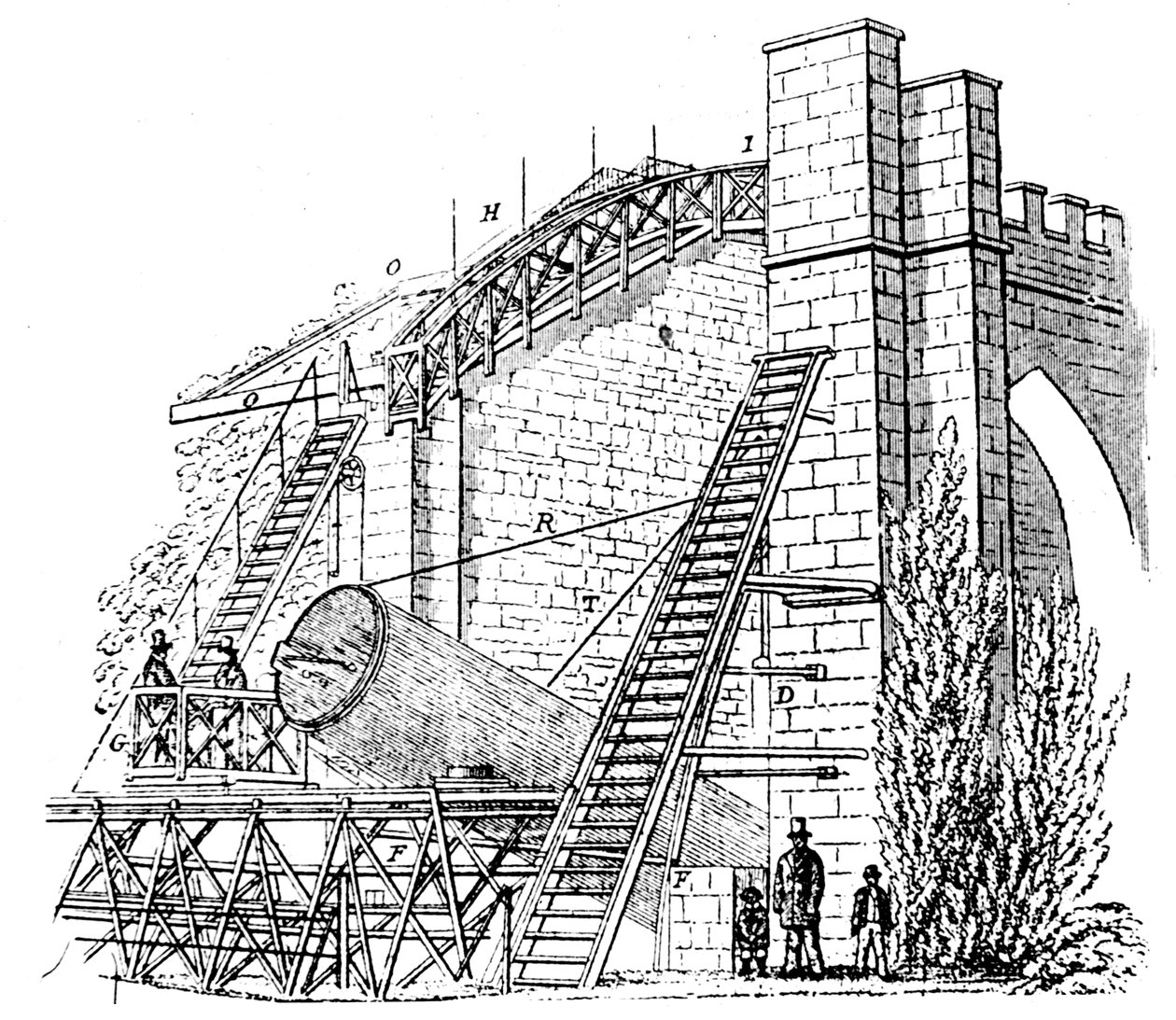 Télescope réflecteur de 72 pouces de Lord Rosse, 1849 - Unbekannt