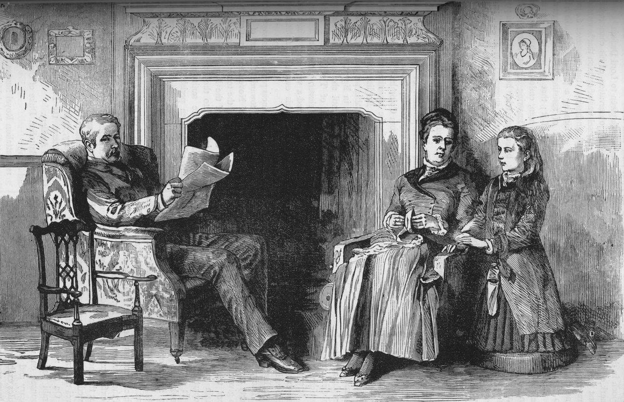 Lord et Lady Wolseley et leur fille, vers 1882-85 - Unbekannt
