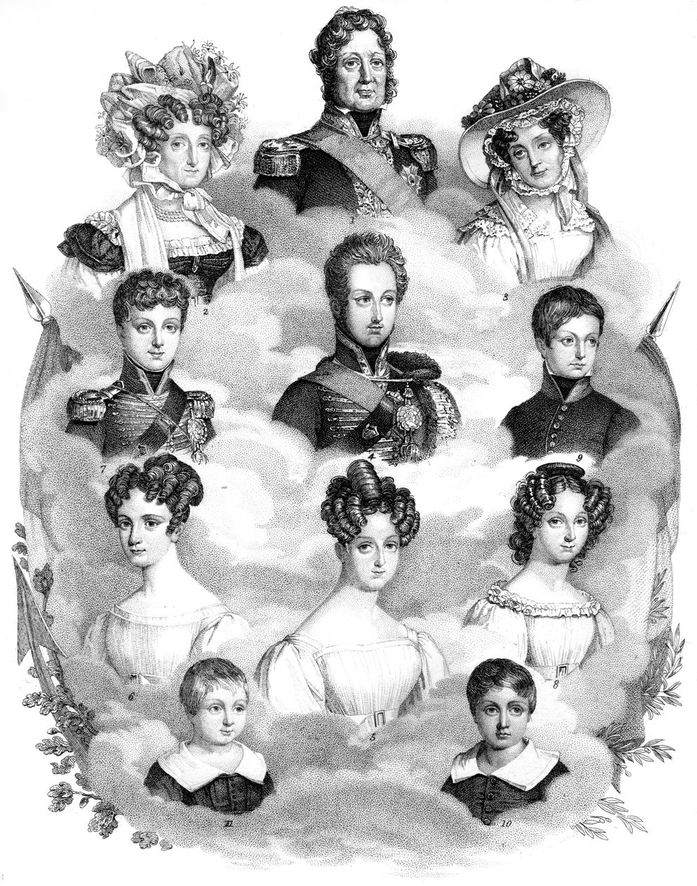 Louis-Philippe, roi de France, et sa famille, XIXe siècle - Unbekannt