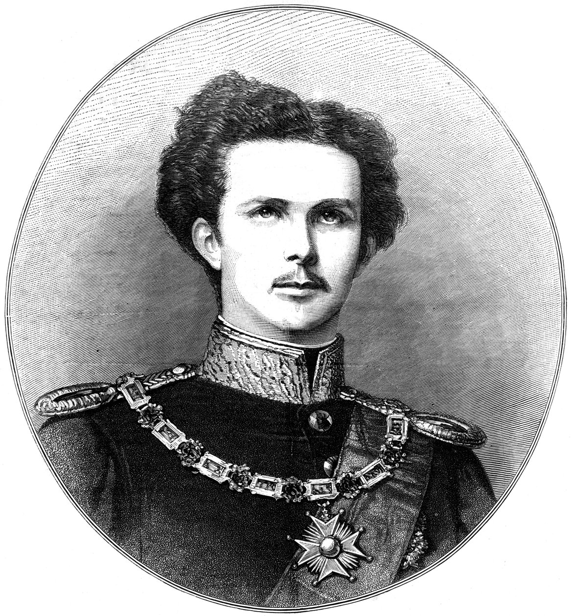 Louis II, roi des Bavarois, XIXe siècle - Unbekannt