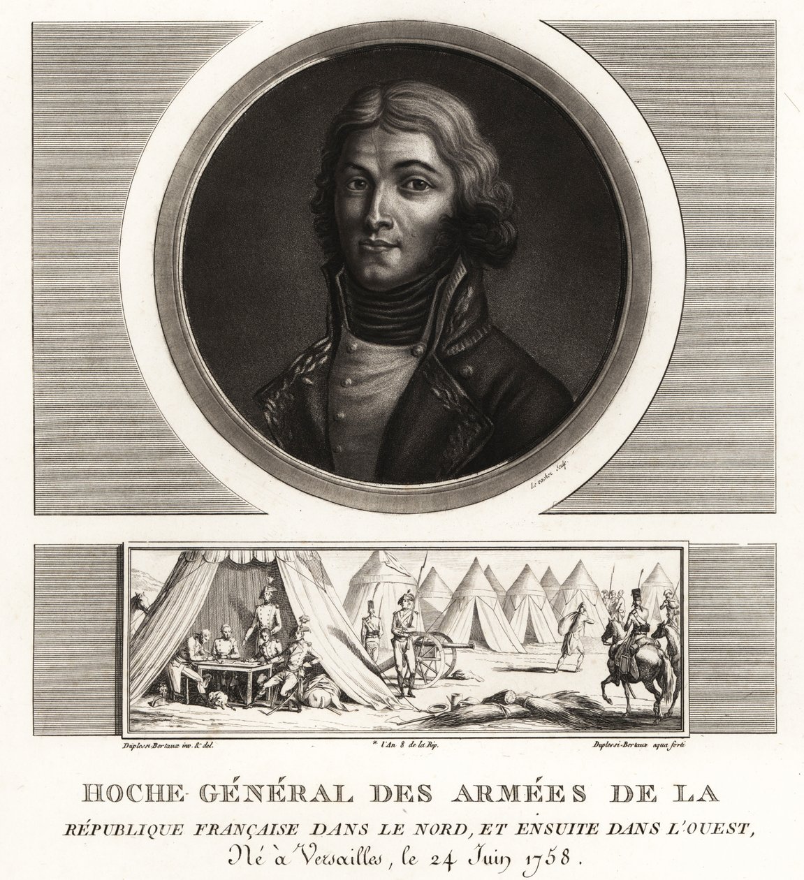 Louis Lazare Hoche, général révolutionnaire des armées de la République française, mort à Wetzlar en 1797 - Unbekannt