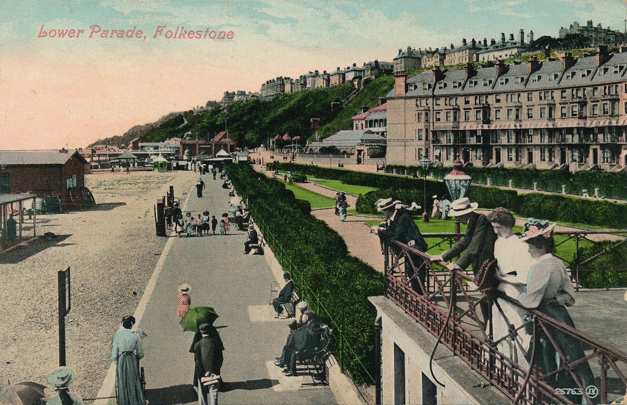 Lower Parade, Folkestone, fin du 19e-début du 20e siècle - Unbekannt