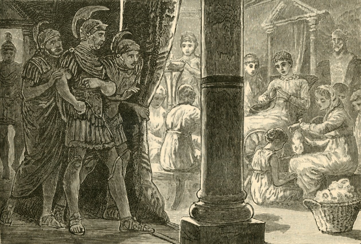 Lucrèce parmi ses servantes, 1890 - Unbekannt