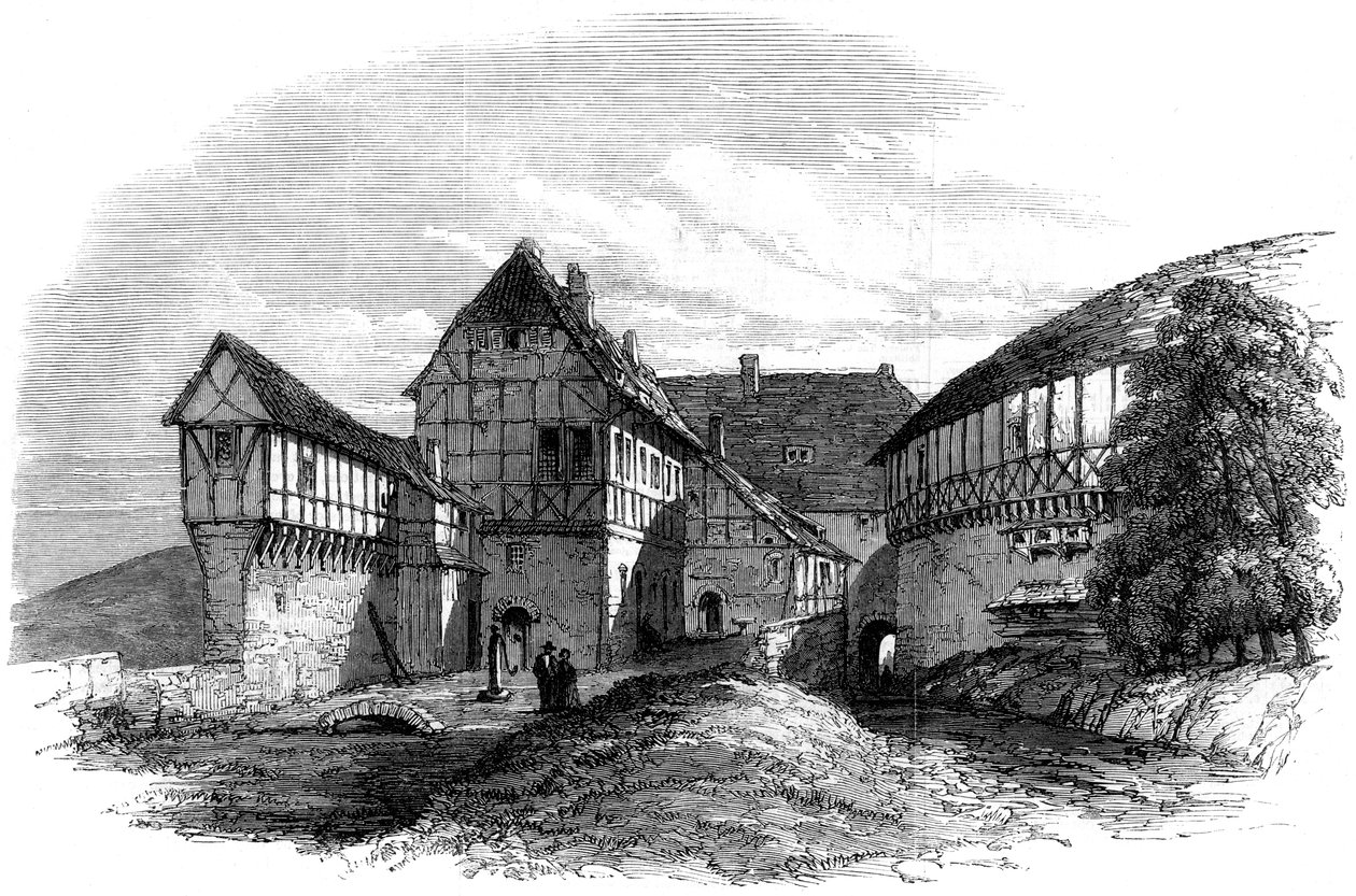 Maison de Luther au château de Wartburg, Eisenach, Allemagne, 1862 - Unbekannt