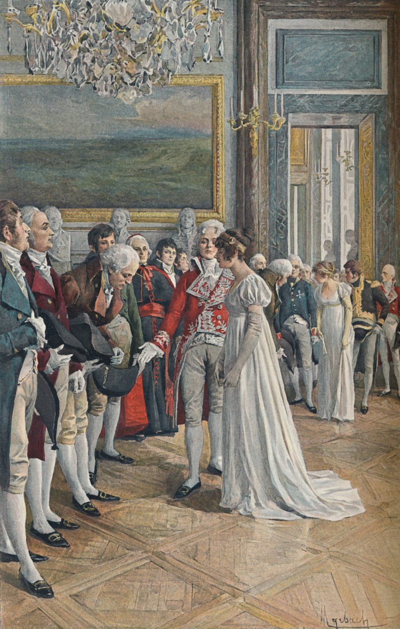 Madame Bonaparte recevant des ambassadeurs aux Tuileries, 1896 - Unbekannt