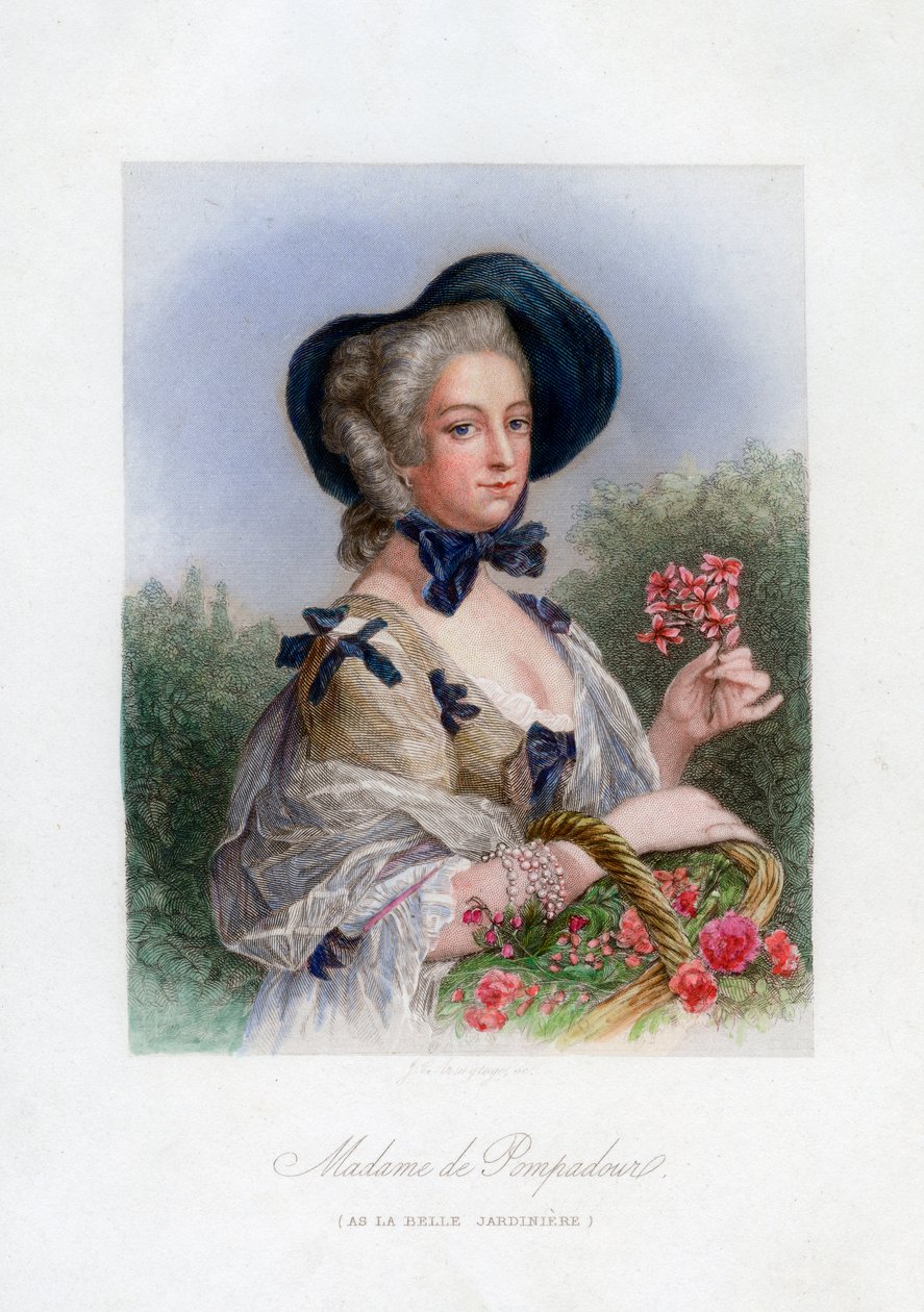Madame de Pompadour en belle jardinière - Unbekannt
