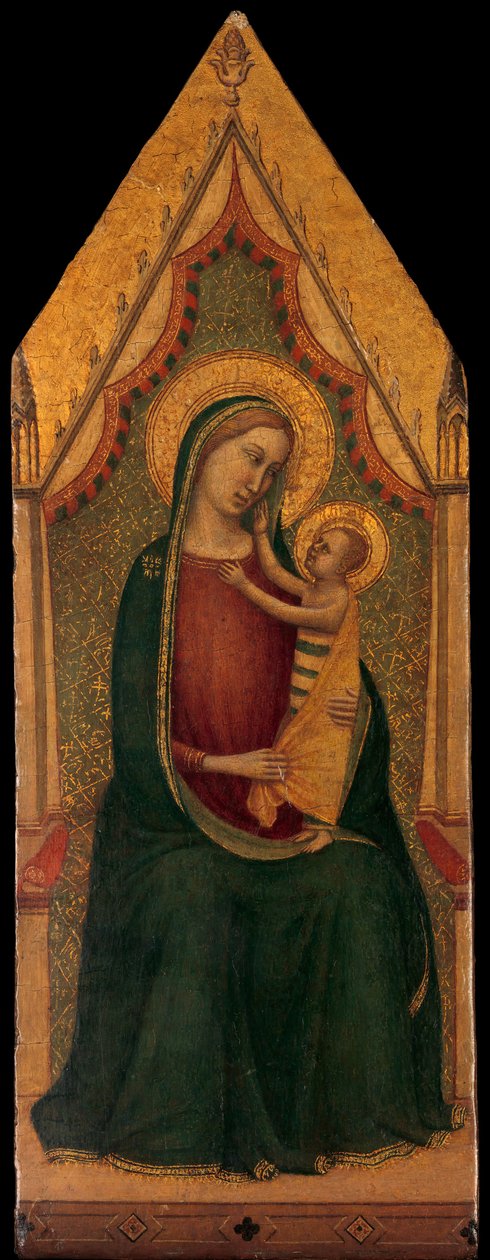 Madonna et Enfant en majesté, vers 1335-39 - Unbekannt