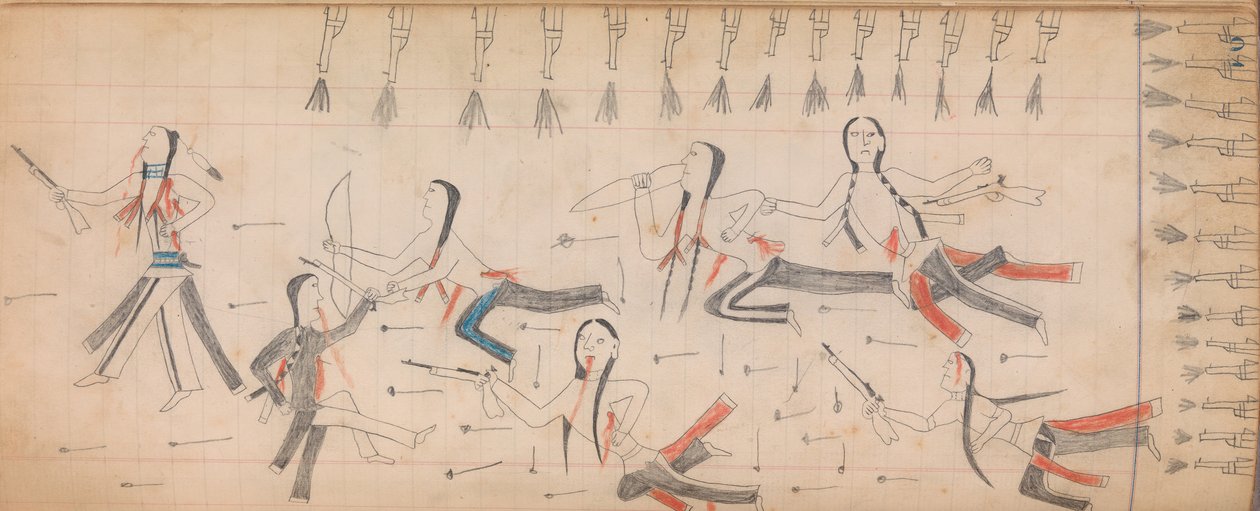 Maffet Ledger : Dessin, vers 1874-1881 - Unbekannt