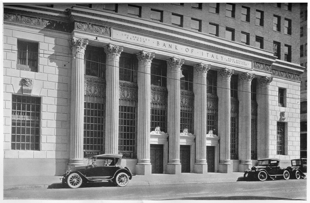 Entrée principale de la Banque d